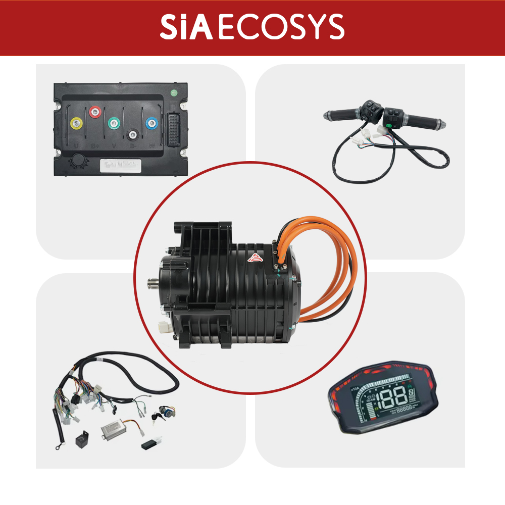 Mid Drive Motor Kit 72V 3000W - مجموعة محرك QSMOTOR QS138 3000W V3