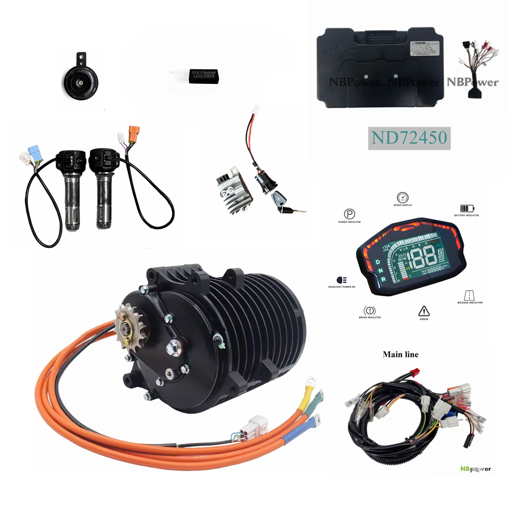 طقم تحويل محرك QS 138 3000W V3 - مراجعة Mid Drive Motor Kit 72V 3000W وسعره