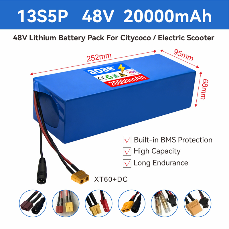 بطارية سكوتر كهربائي 48 فولت 1 - مراجعة 60V 30Ah Electric Scooter Battery وسعره